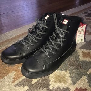 Hunter for target canvas sneaker rain boots.